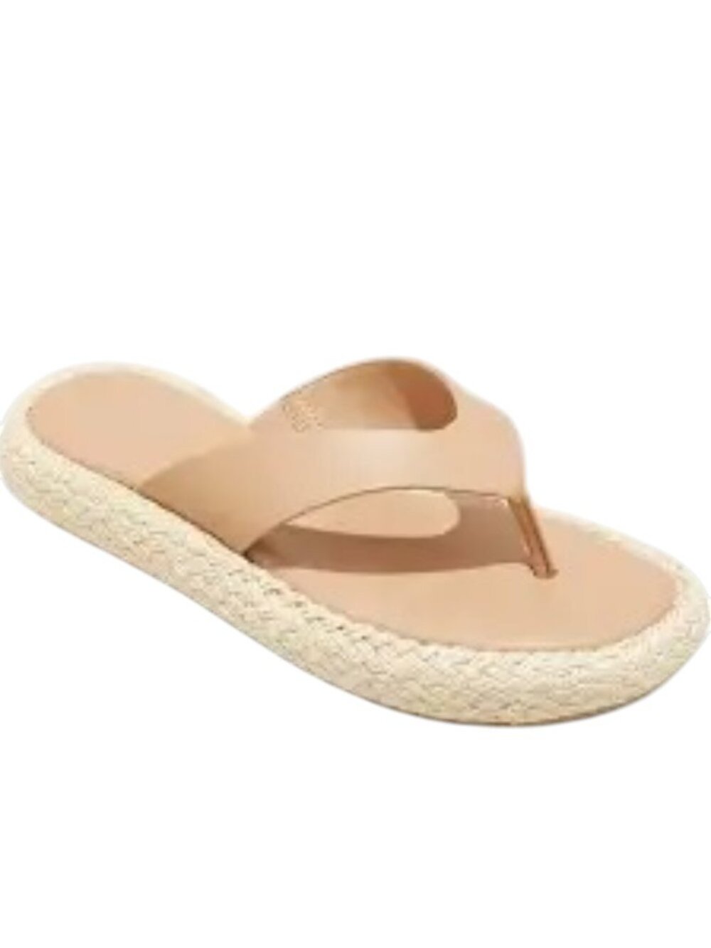 Universal Thread Women's Ginger Espadrille Sandals Memory Foam Tan Faux Leather